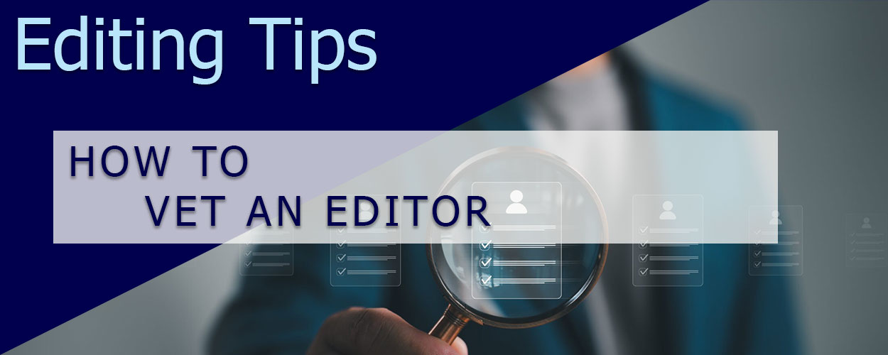 How to Vet an Editor article