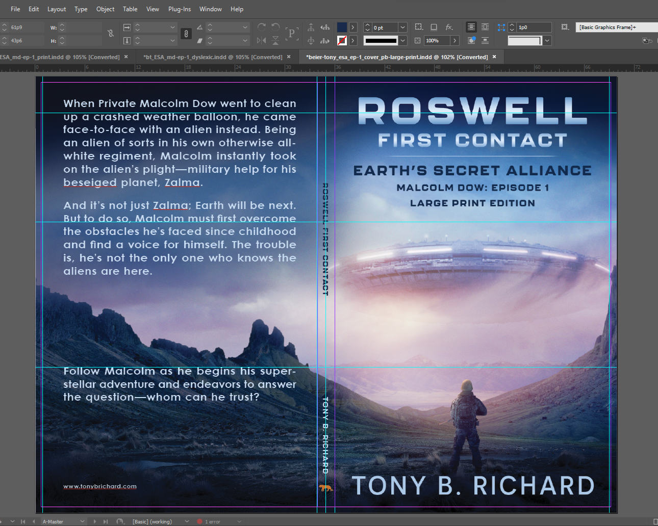 Roswell First Contact - cover, large print version