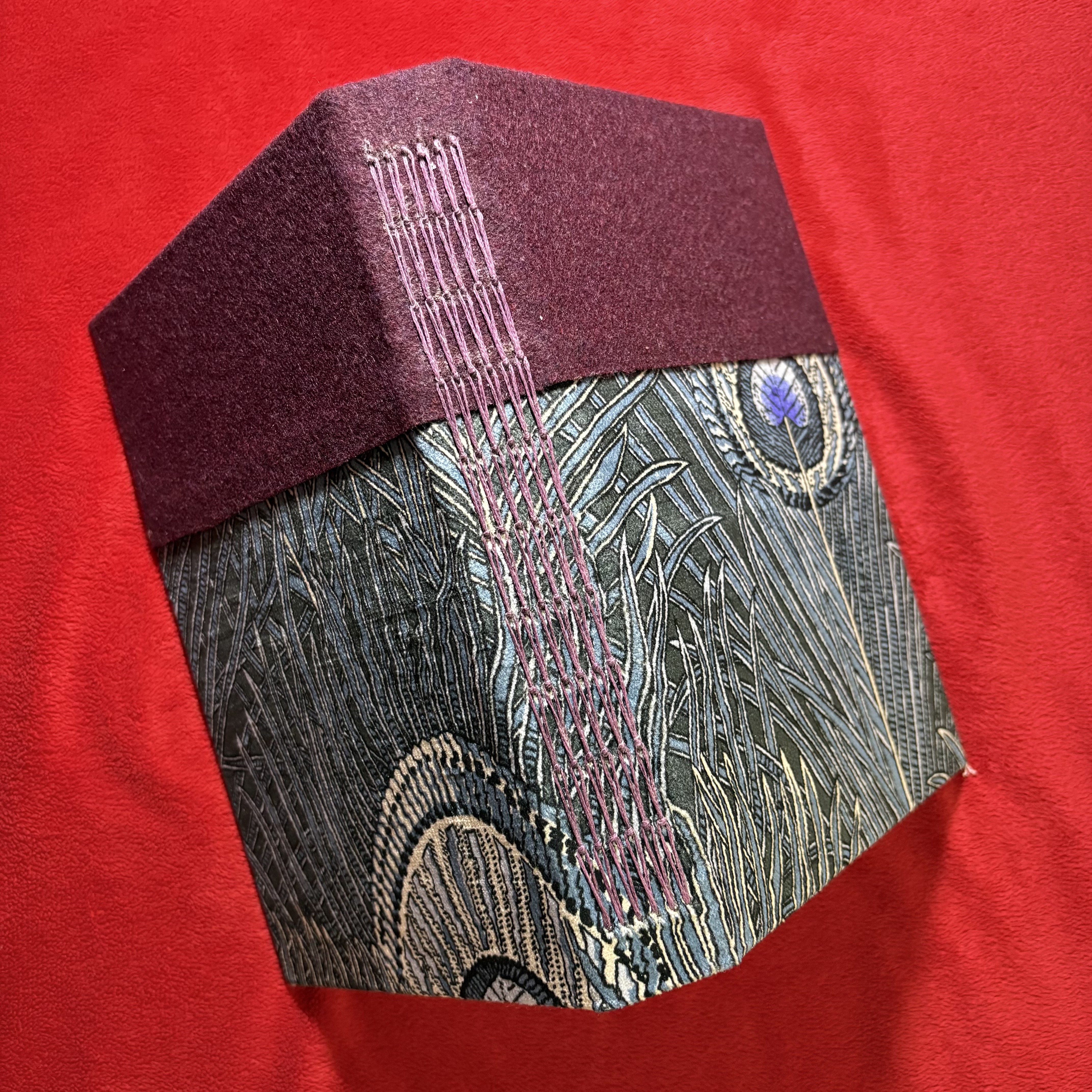 Chainstitch Hera Feather Couples’ Journal - button