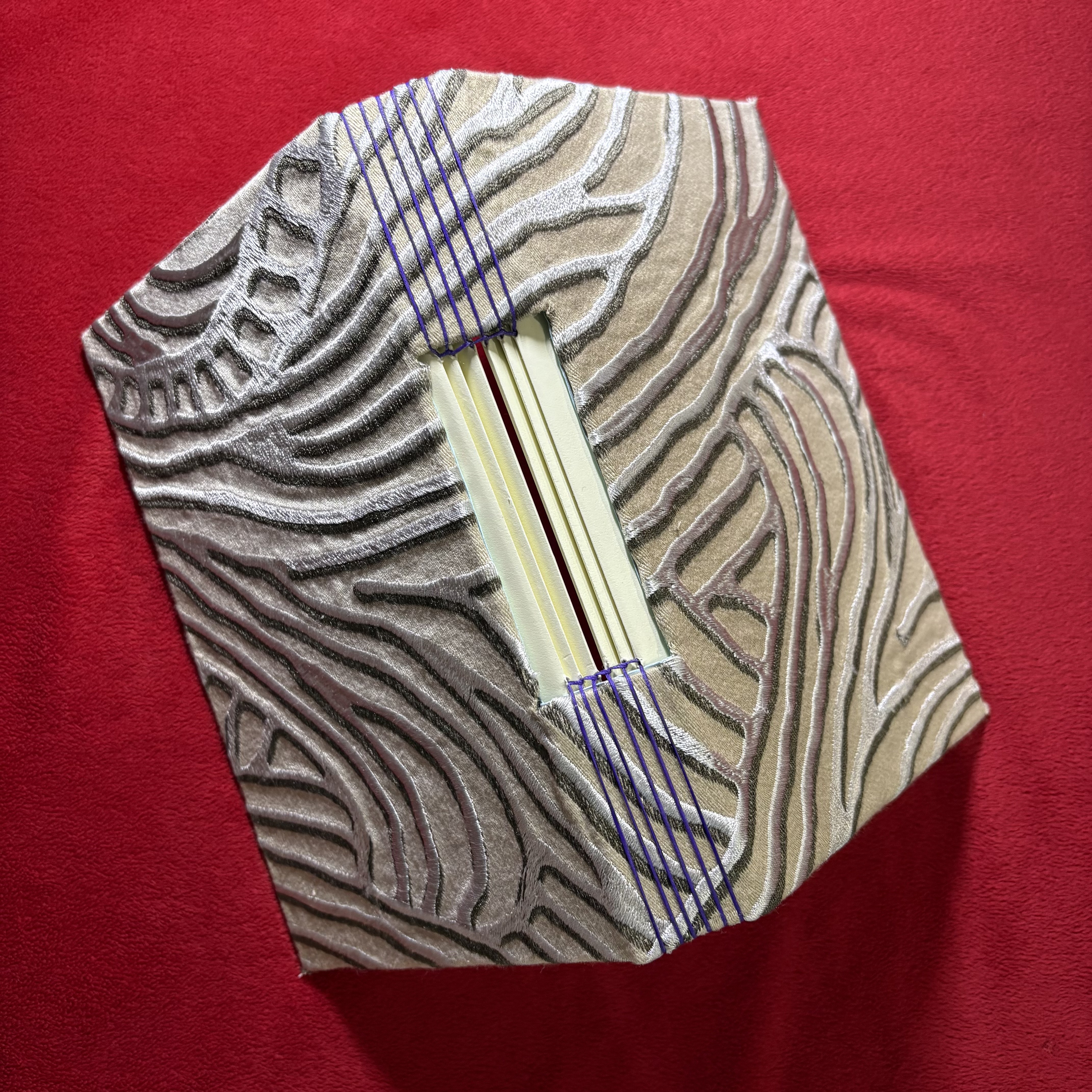 Buttonhole Silver Vein Running Journal - spine