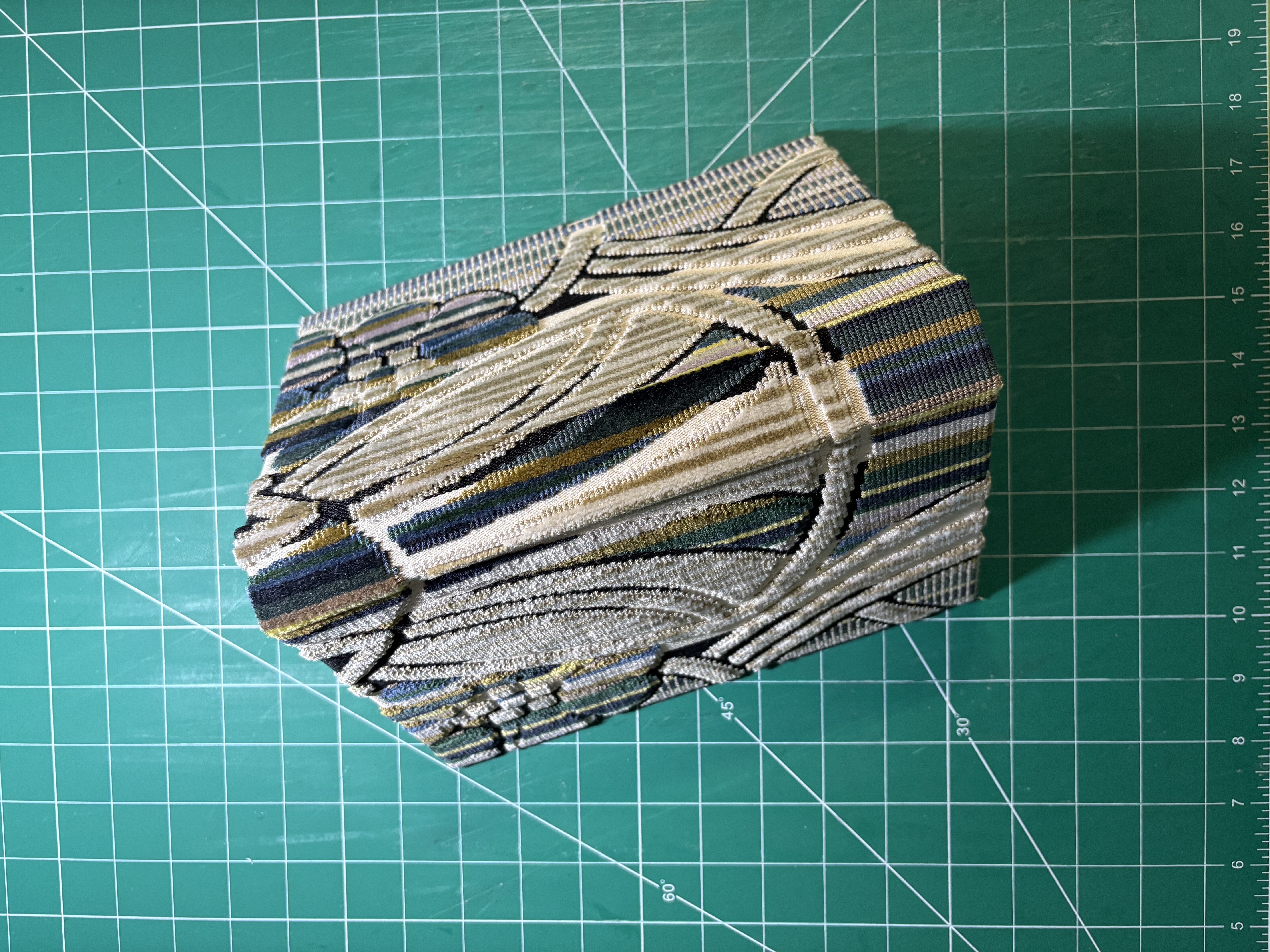 Casebound Nouveau Velvet Running Journal - spine
