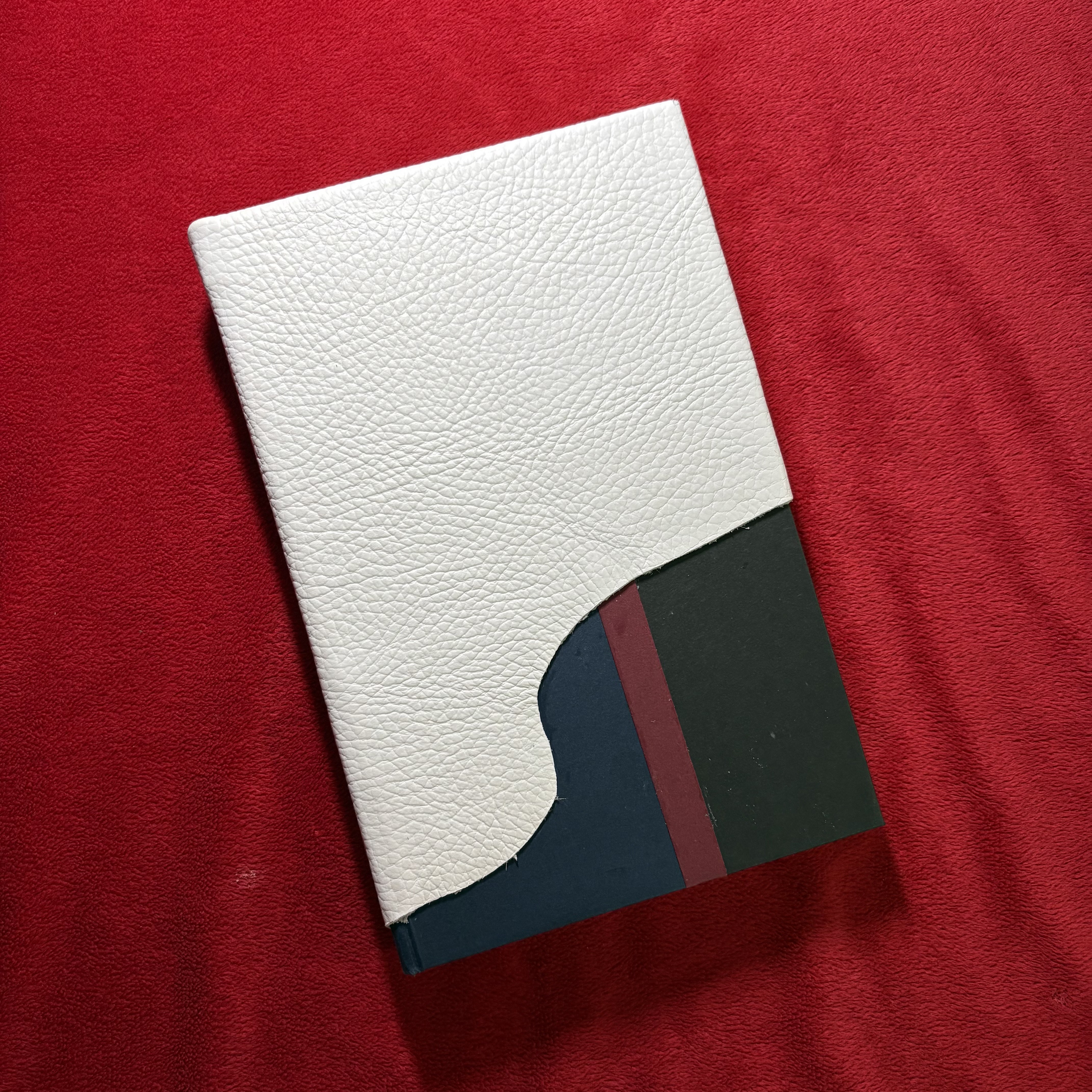 Frenchlink White Leather Podcast Journal