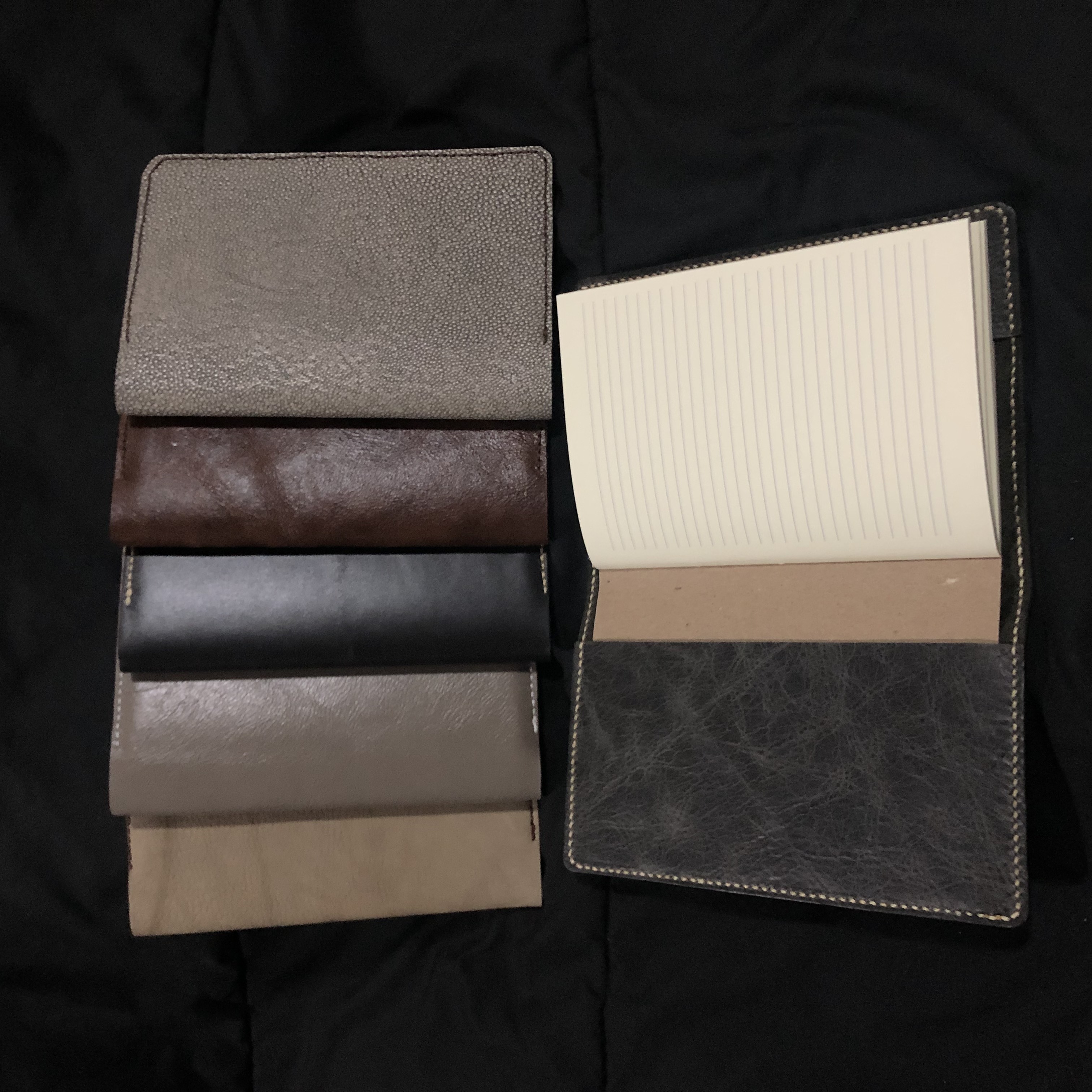 Leather Notebook Cover Colour Collection