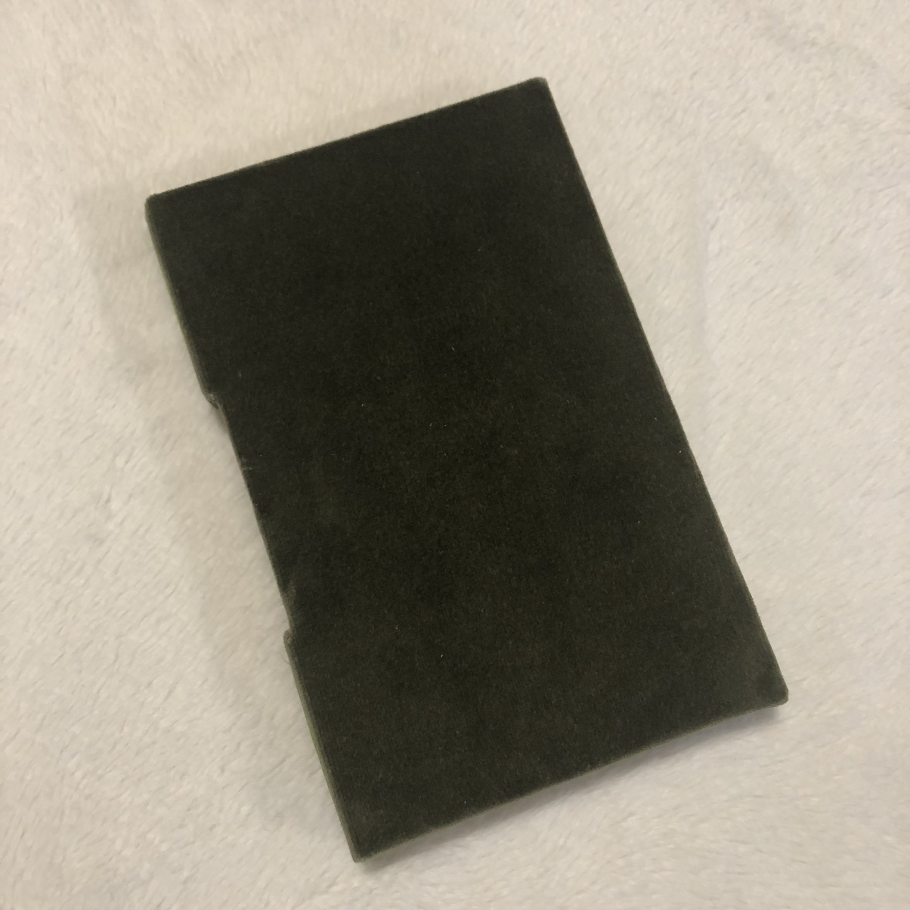 Olive Green Buttonhole Notebook - front