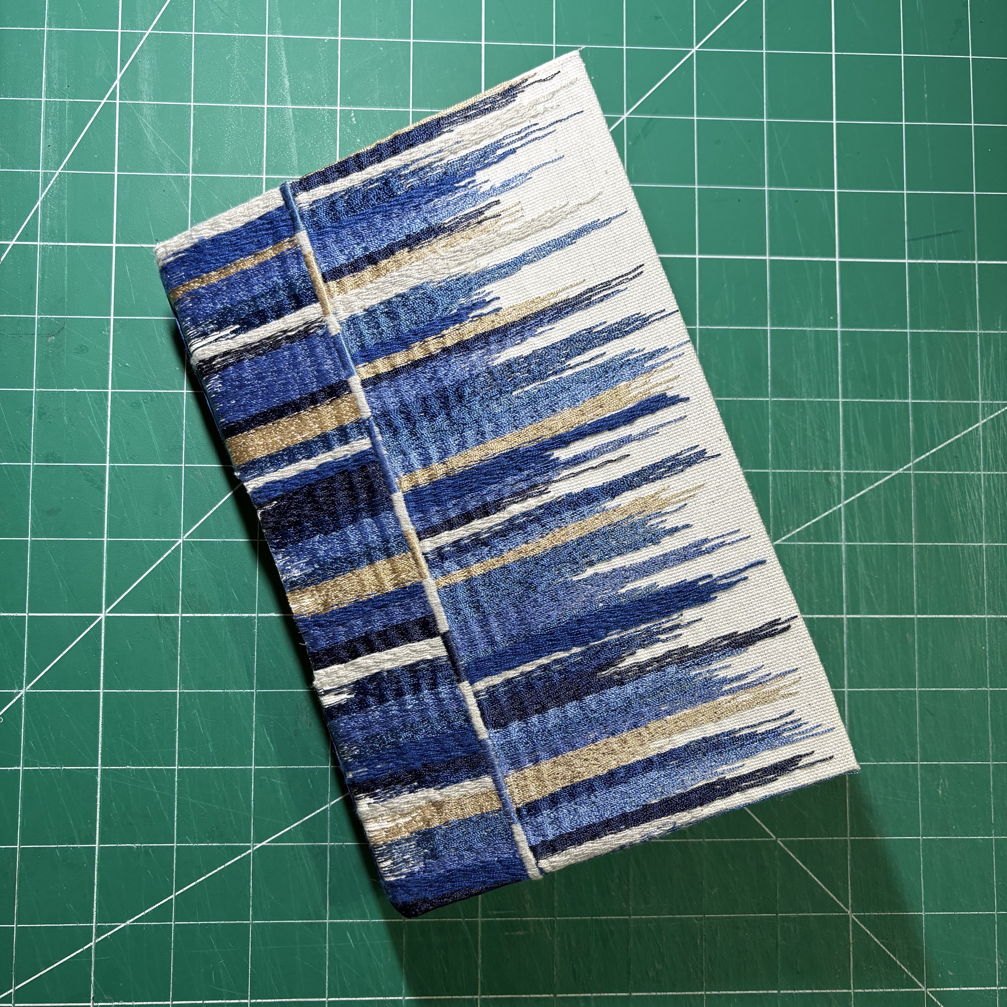 Buttonhole Embroidered Supernova Notebook