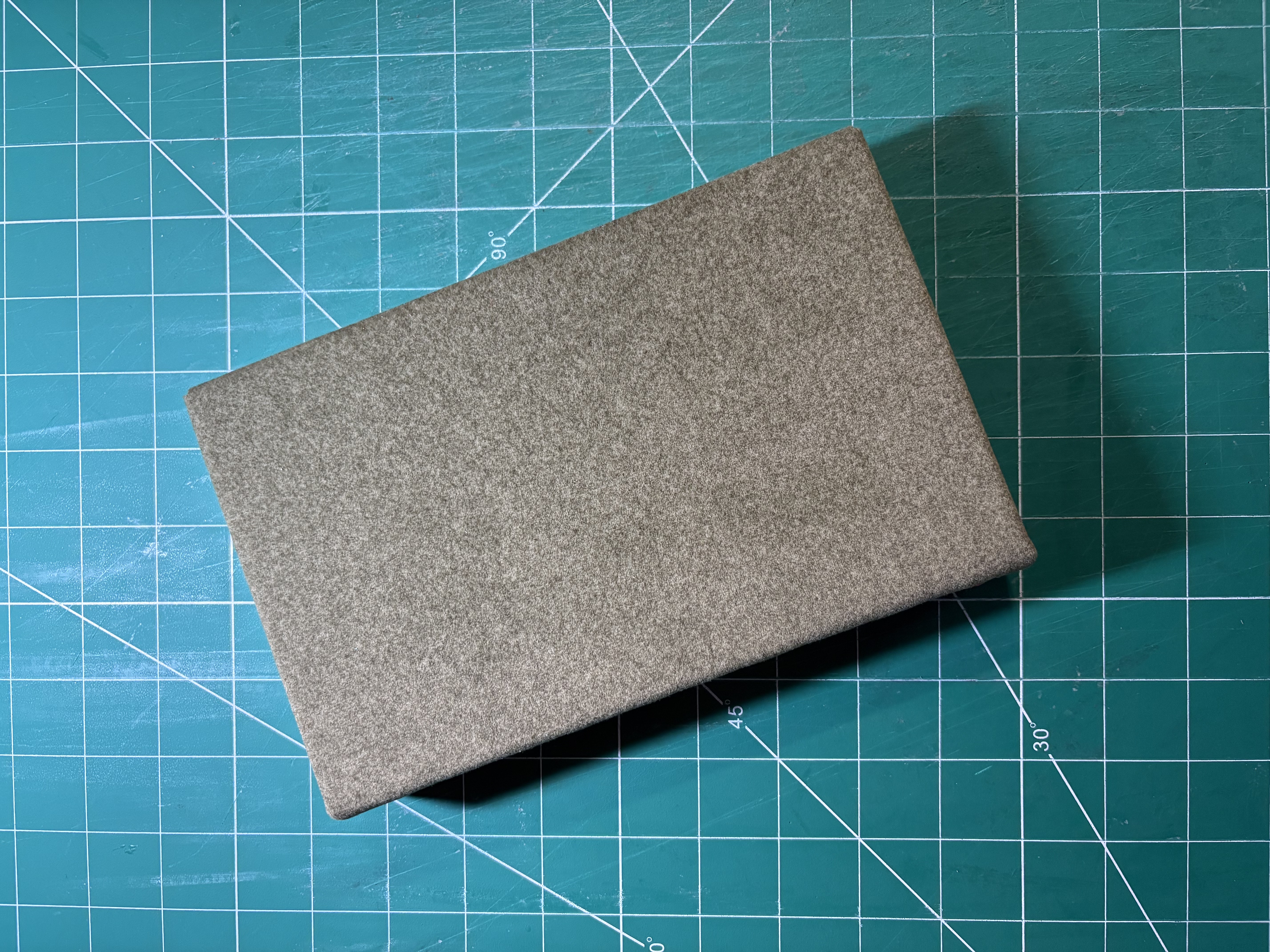 Chainstitch Green Felt Dotted Notebook