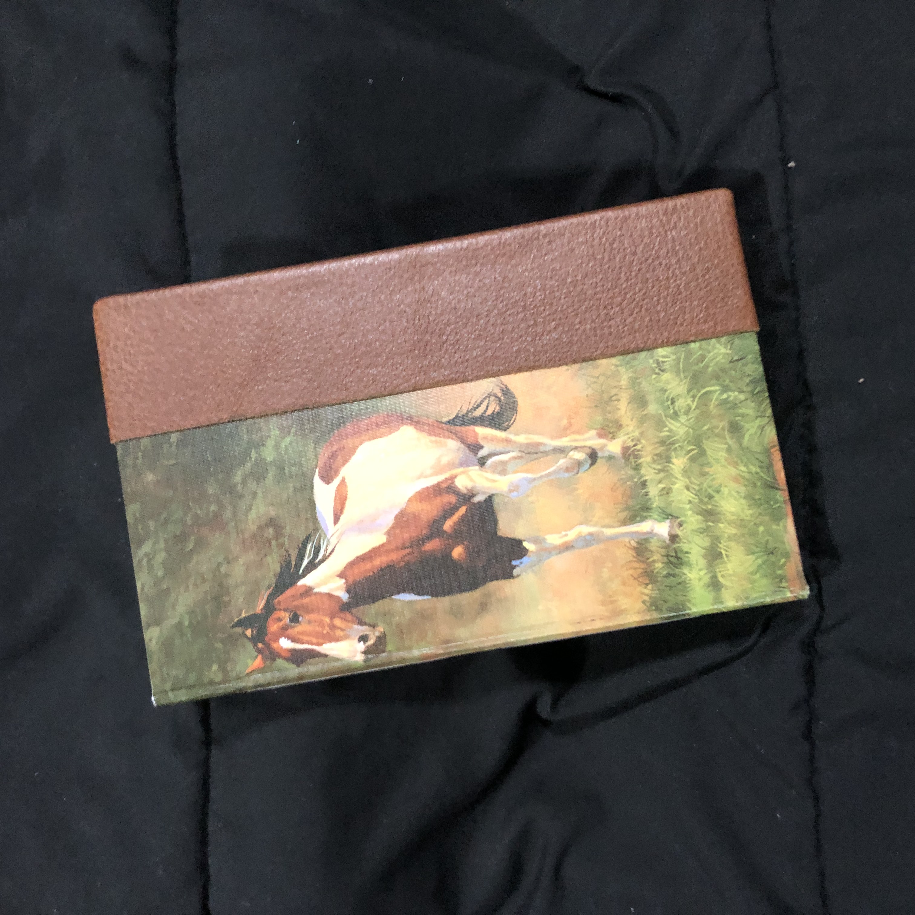 Longstitch Leather Horse Notebook