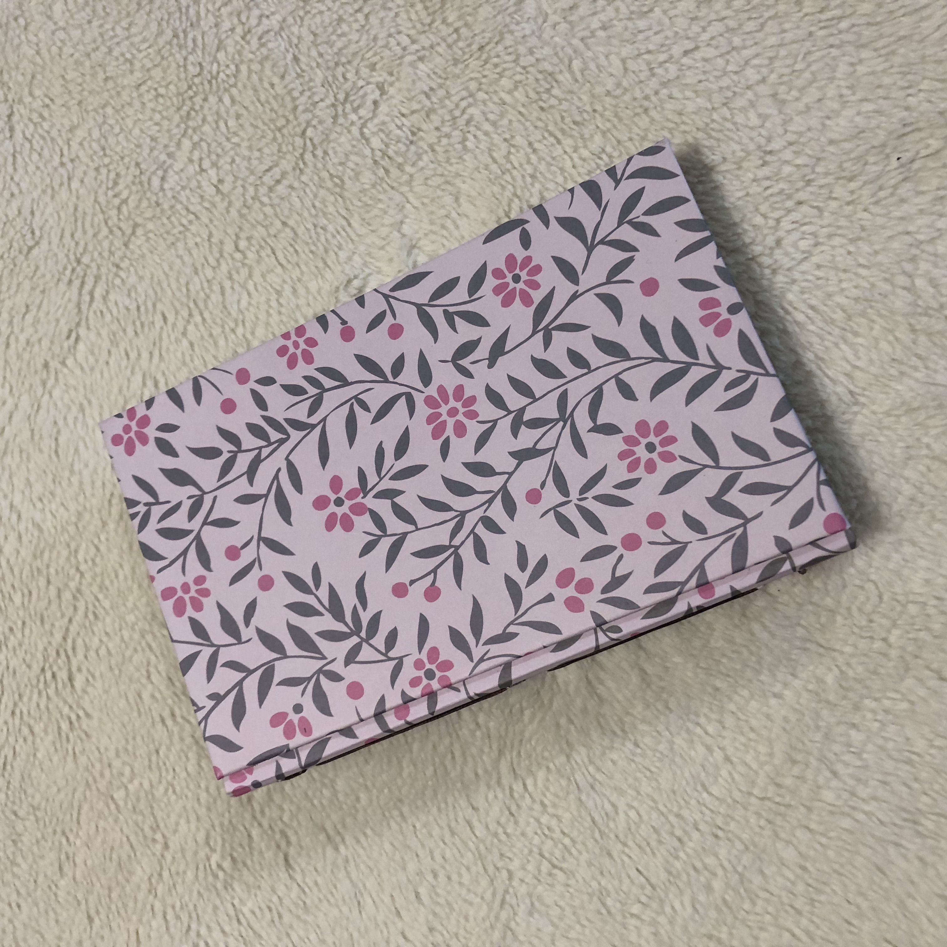 Plain Floral Notebook - front