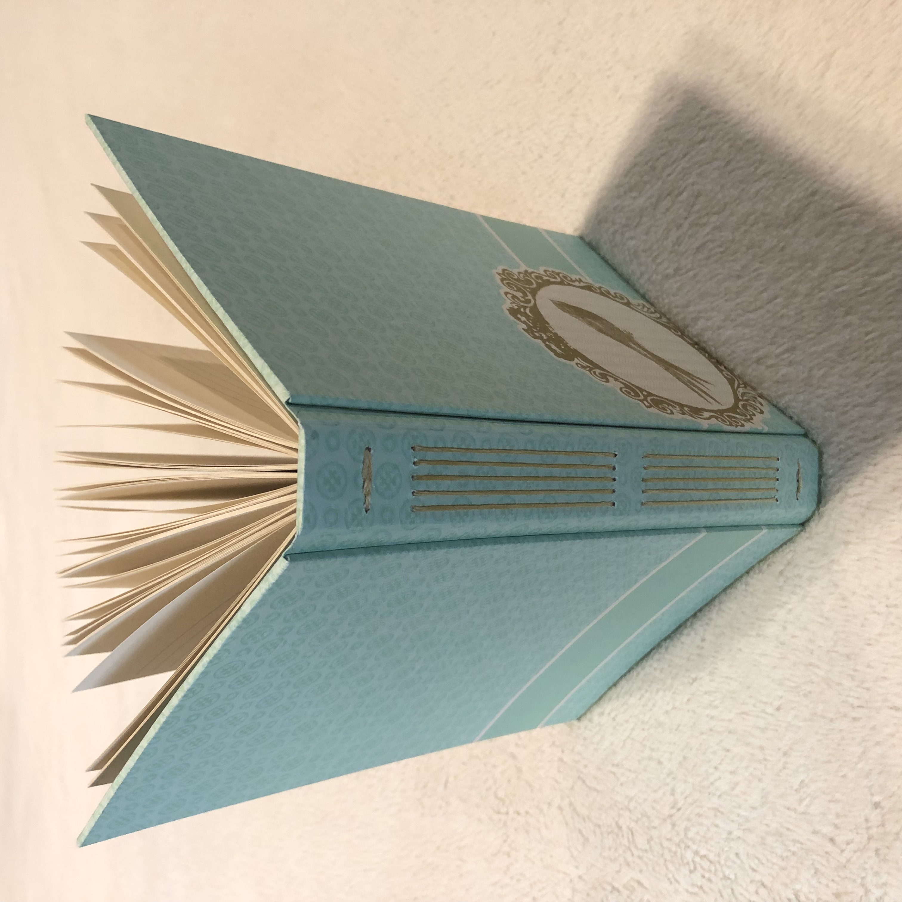 Sparrow Owl Notebook - spine