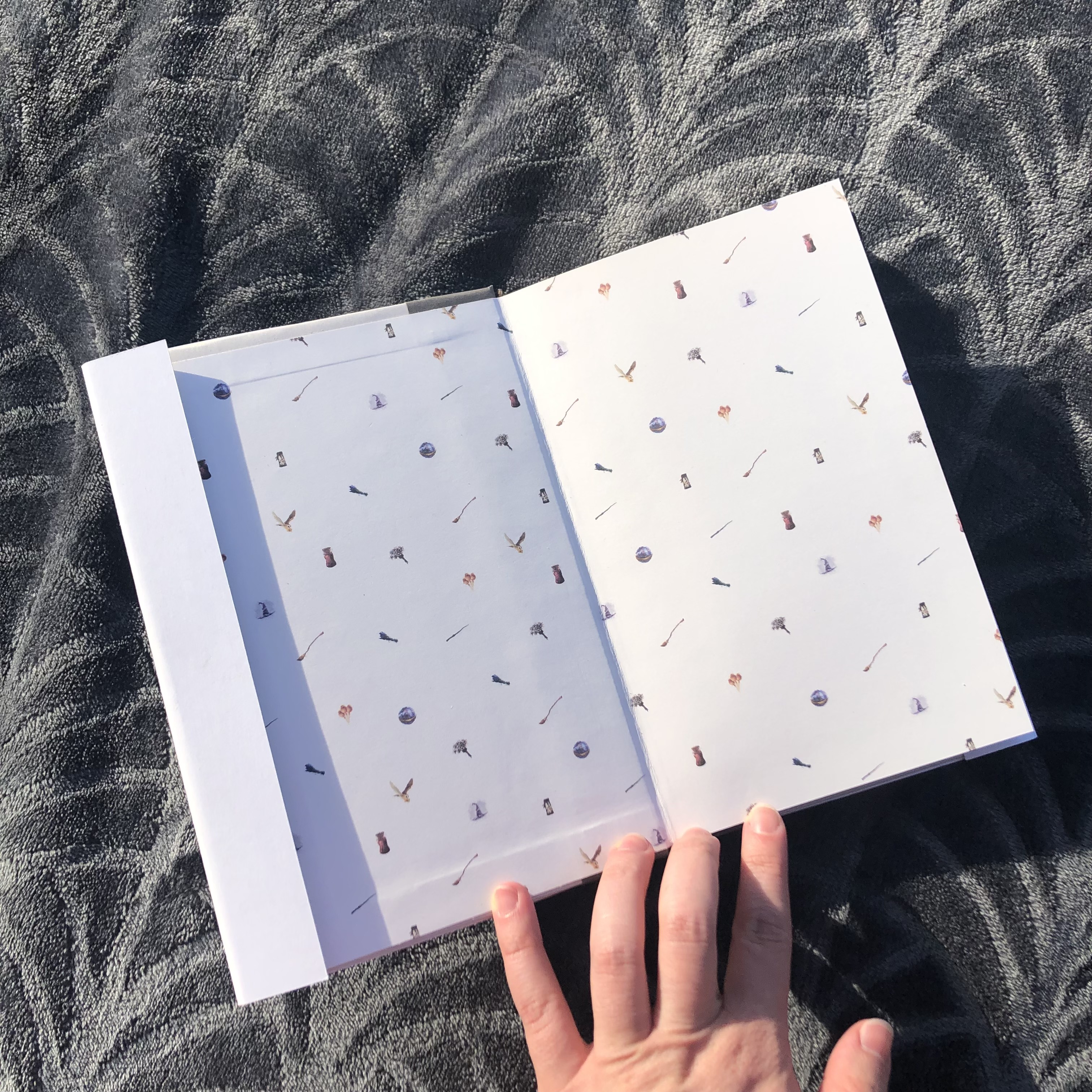 Bookbinding Practice — A Harry Potter Fanfiction - open end sheets